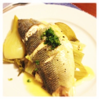 Sea Bass with Roasted Fennel and Beurre Blanc