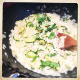 Courgette and Parmesan Risotto