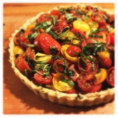 Tomato Tart with Herby Pastry